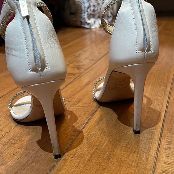 Jimmy Choo rhinestones heeled sandals - Picture 11 of 14